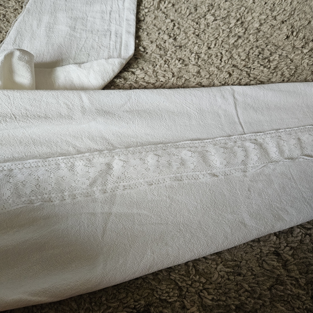 White Drawstring Joggers - Picture 3 of 9